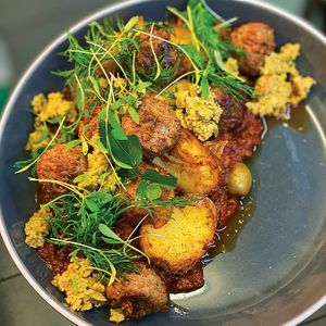 “MEATBALLS” a la plancha  at Naim  in Paddington