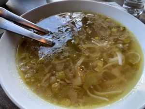 Thai soup  at The Soup Company in Vik