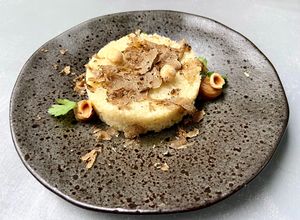 Cauliflower, black truffle. at The Meets Restaurant in Amsterdam