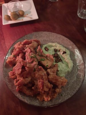 Geroosterde oesterzwam at The Meets Restaurant in Amsterdam