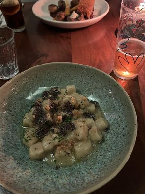 Gnocci at The Meets Restaurant in Amsterdam