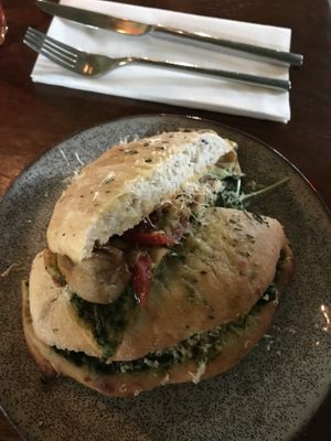 Focaccia facite   at The Meets Restaurant in Amsterdam