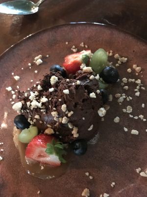 Chocolade mousse  at The Meets Restaurant in Amsterdam