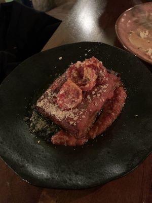 Eggplant parmangiana  at The Meets Restaurant in Amsterdam