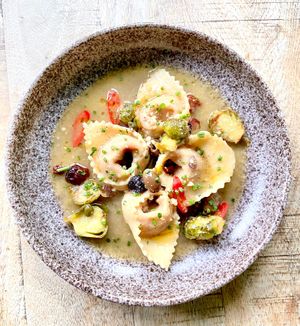 Tortelli at The Meets Restaurant in Amsterdam