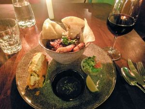 vegan chili con carne (special) at The Meets Restaurant in Amsterdam