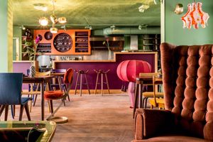 Interior at The Meets Restaurant in Amsterdam