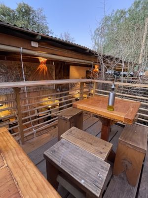 Deck area  at Roots in San Pedro De Atacama