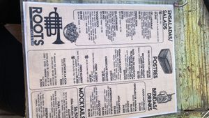 Menu December 2025  at Roots in San Pedro De Atacama