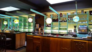 Interior, bar at Chiche in Luxembourg City