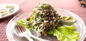 Lunch at Body & Soul Health Kitchen in Arambol