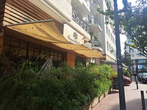 Easy to miss the sign! at Organic Kitchen in Casablanca