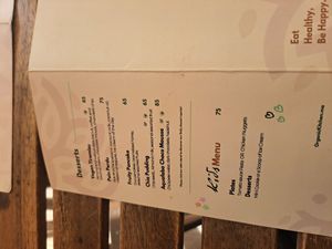 3 vegan desserts out of 4! at Organic Kitchen in Casablanca