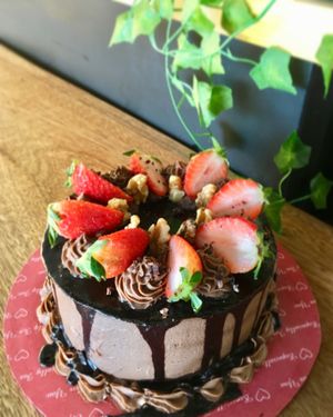 Vegan Chocolate at Pando Cafe in Kota Kinabalu