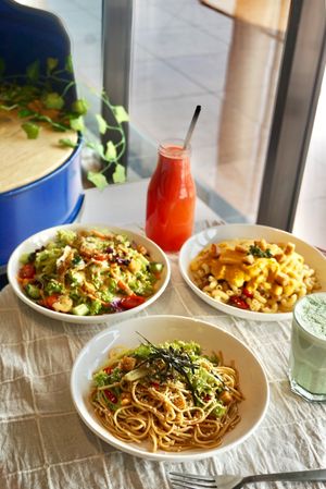 Wholesome meal at Pando Cafe in Kota Kinabalu