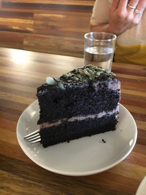 Chocolate cake  at Pando Cafe in Kota Kinabalu