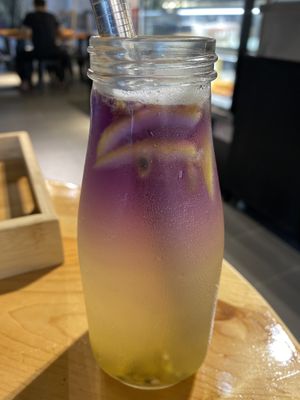 Flavoured water at Pando Cafe in Kota Kinabalu