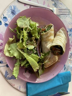 Burrito with veggie   at Restaurante Amaltea in Cordoba
