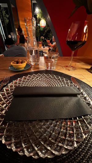 Lovely olives and great organic wines too!  at Restaurante Amaltea in Cordoba