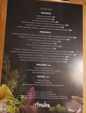 C at Restaurante Amaltea in Cordoba