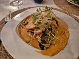 Vegane Lasagne at Restaurante Amaltea in Cordoba