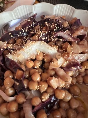 Wok de garbanzos   at Restaurante Amaltea in Cordoba