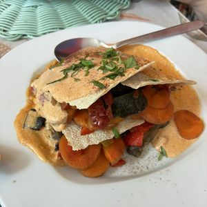 Lasaña vegana  at Restaurante Amaltea in Cordoba