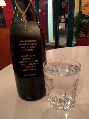 Tap water was GOOD! at Restaurante Amaltea in Cordoba