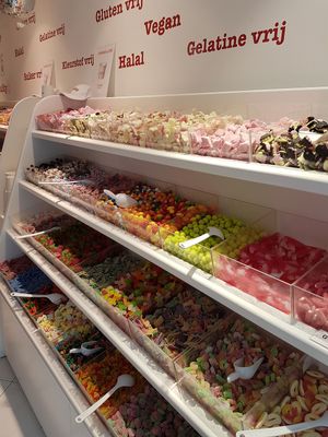 vegan candy at Guilty in Amsterdam