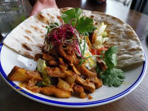 Planted Chicken Shawarma #Veganuary at Grand Café Lochergut in Zurich