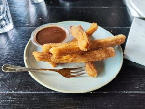 Churros at Grand Café Lochergut in Zurich