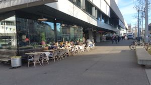 Exterior at Grand Café Lochergut in Zurich