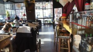 Interior at Grand Café Lochergut in Zurich