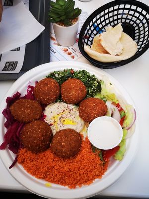 House special at Falafel Street in Valletta