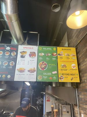   at Falafel Street in Valletta