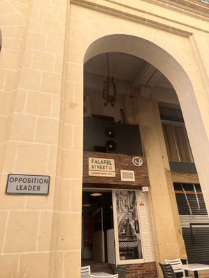  at Falafel Street in Valletta
