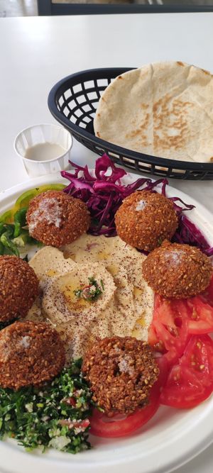 Falafel House Special € 10,50 at Falafel Street in Valletta