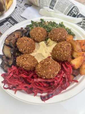 House salad   at Falafel Street in Valletta