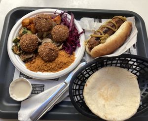   at Falafel Street in Valletta