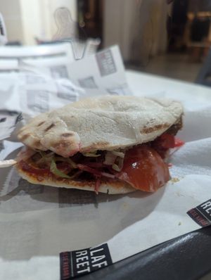 Yummy at Falafel Street in Valletta