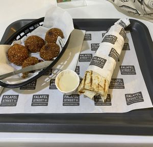   at Falafel Street in Valletta