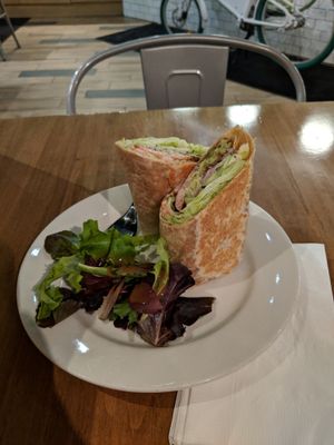 Falafel wrap at The Salad House in Westfield