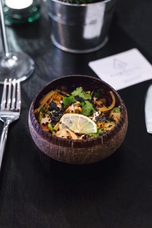 Japanese Noodle Bowl at Plantastic's Streetfood Kitchen in Rotterdam