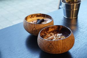 Coco Cashew Bowl & Acaï Bowl at Plantastic's Streetfood Kitchen in Rotterdam