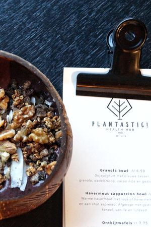 Plantastic menu at Plantastic's Streetfood Kitchen in Rotterdam