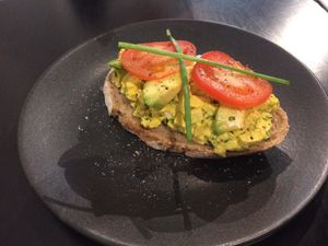 Sandwich at Plantastic's Streetfood Kitchen in Rotterdam