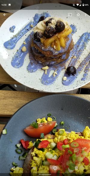 Made with love. Look at the colors.   at Plantastic's Streetfood Kitchen in Rotterdam