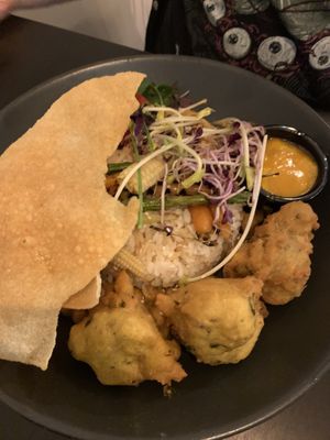 Cream 'n crisp Indian mix  at Plantastic's Streetfood Kitchen in Rotterdam