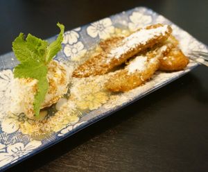 Banana katsu at Plantastic's Streetfood Kitchen in Rotterdam