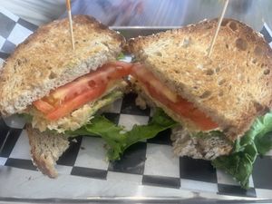 Chickpea Salad Sandwich   at Root in Newport